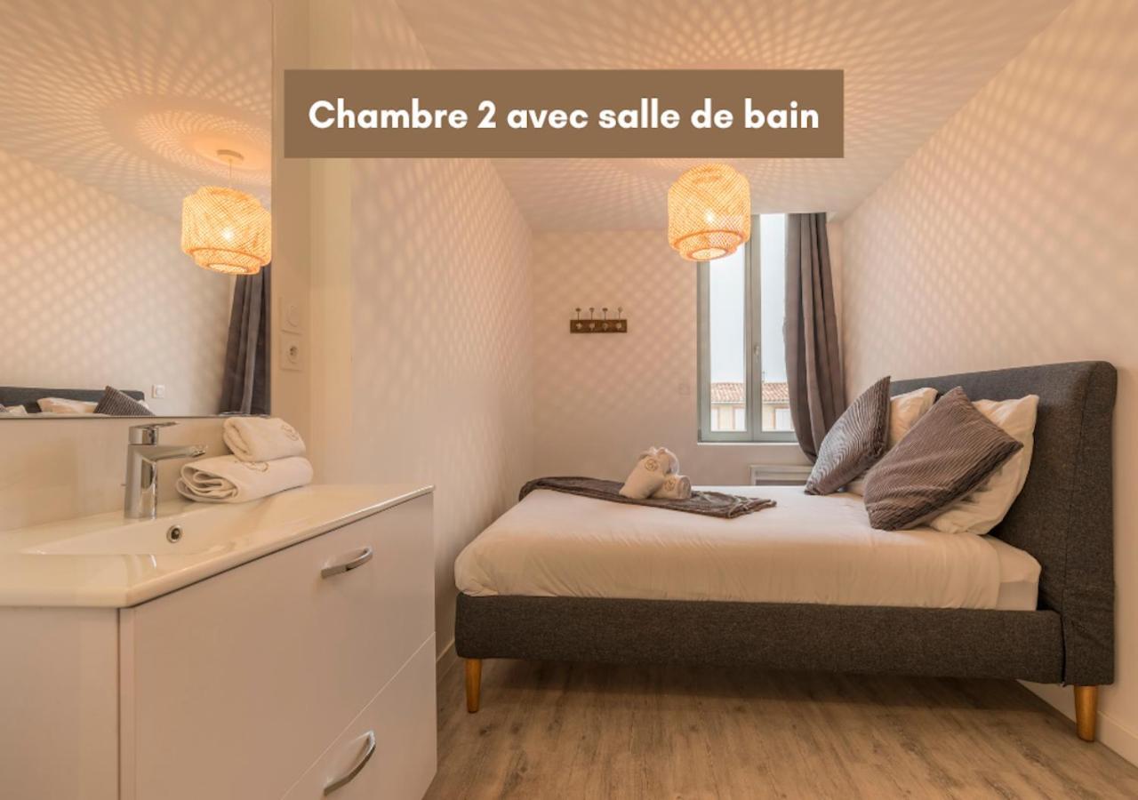 Atypique - 2 Chambres Avec Salles De Bains, Cuisine Equipee, Parking Gratuit Кастельсарразен Екстер'єр фото